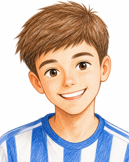O sorriso satisfeito de Kleber diante da solução encontrada.